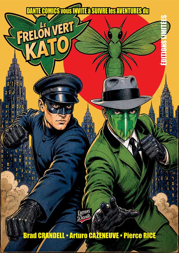 Couverture Le Frelon Vert et Kato des Éditions Dante