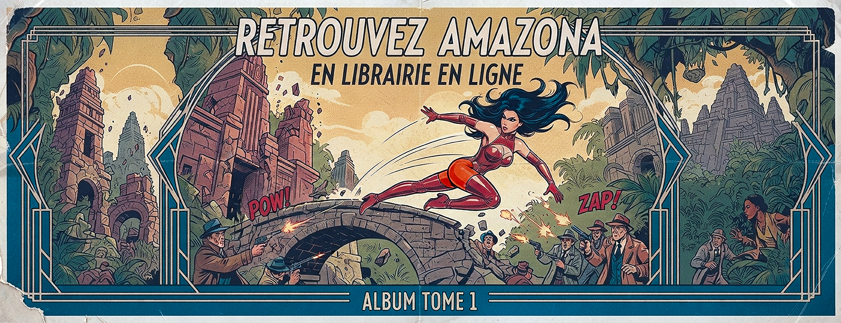 Annonce Amazona, album tome 1